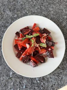 Glazed Beetroot & Carrot Medley with Feta Crumble