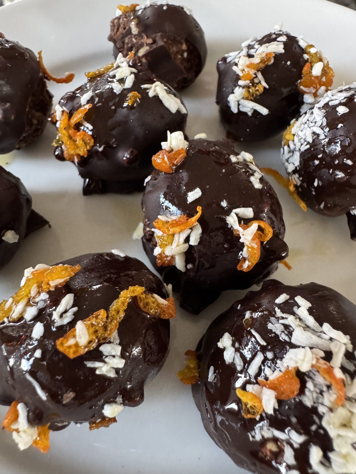 Chocolate Orange Date Balls