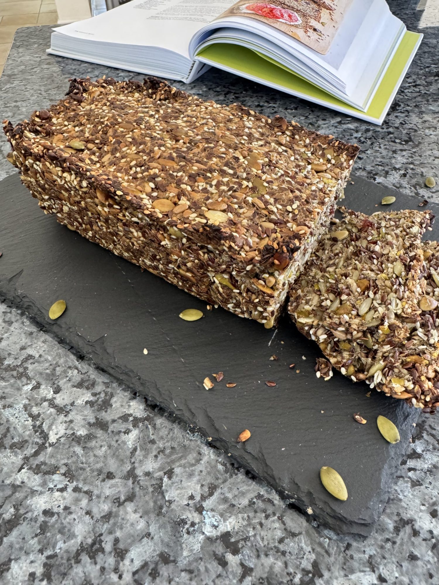 Seed and Nut Loaf with Pistachio and Cranberry (by Dominique Ludwig)