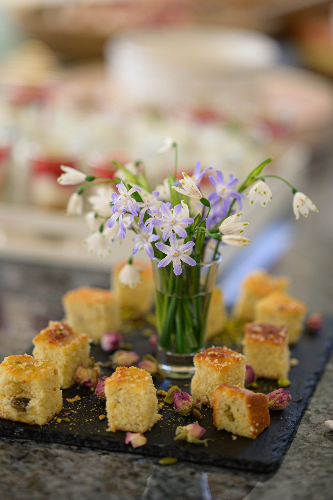 Flourless Almond Lemon Pistachio Cake